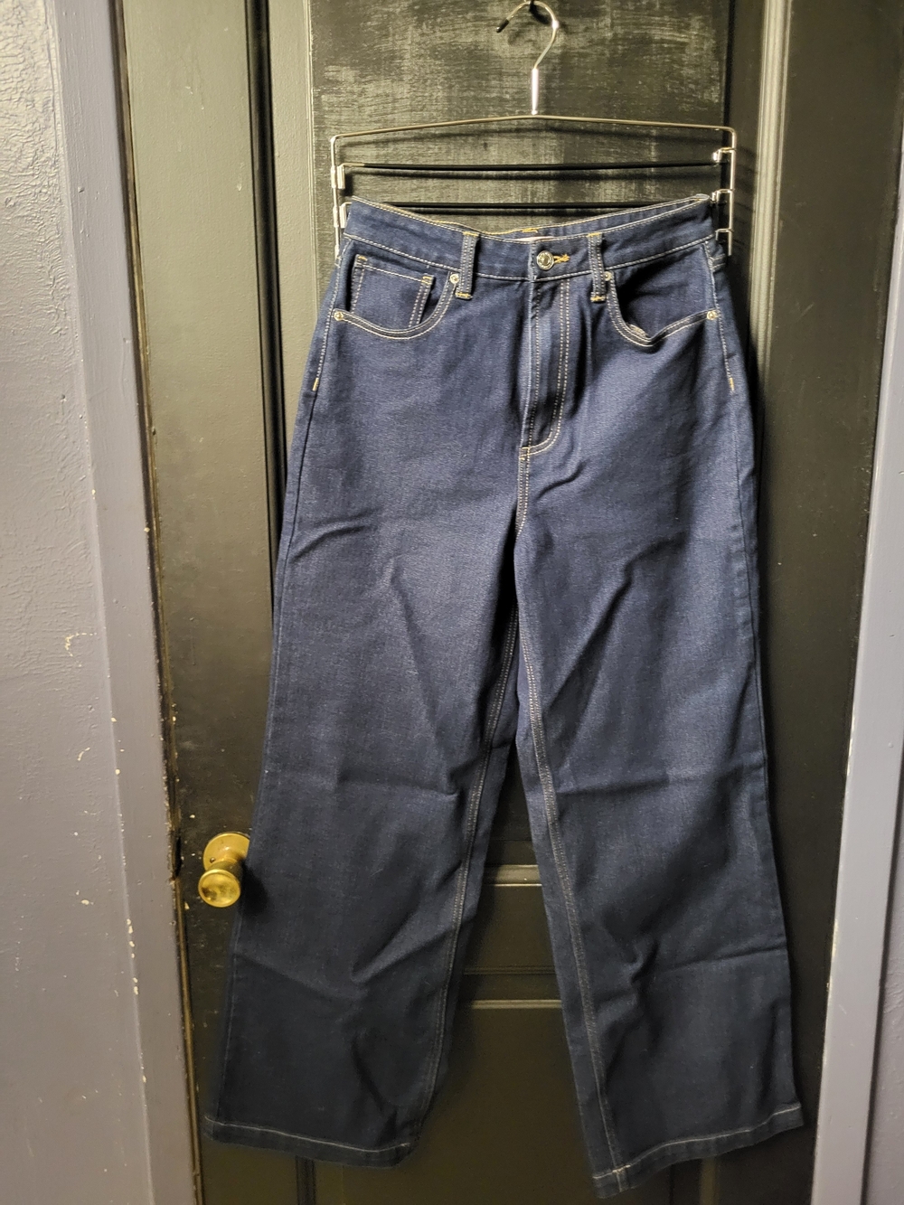 Juicy Couture Dark Blue Wide Leg Jeans